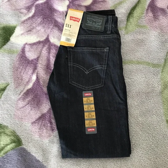 Levi’s 511 Skinny Fit Brand New Jeans for Big Boys - Picture 4 of 11